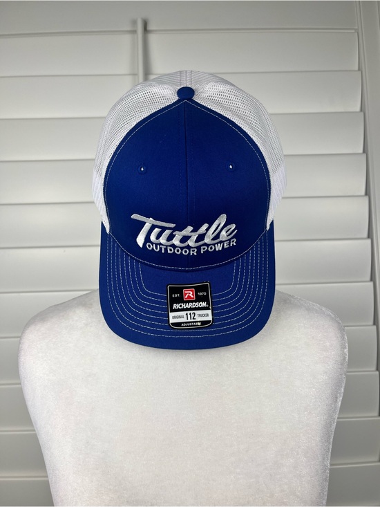 Richardson Other - Richardson 112 Trucker Hat Blue White Snapback Cap Turtle